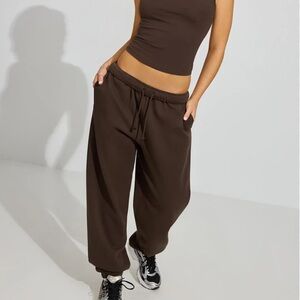 Garage Chocolate Brown Joggers